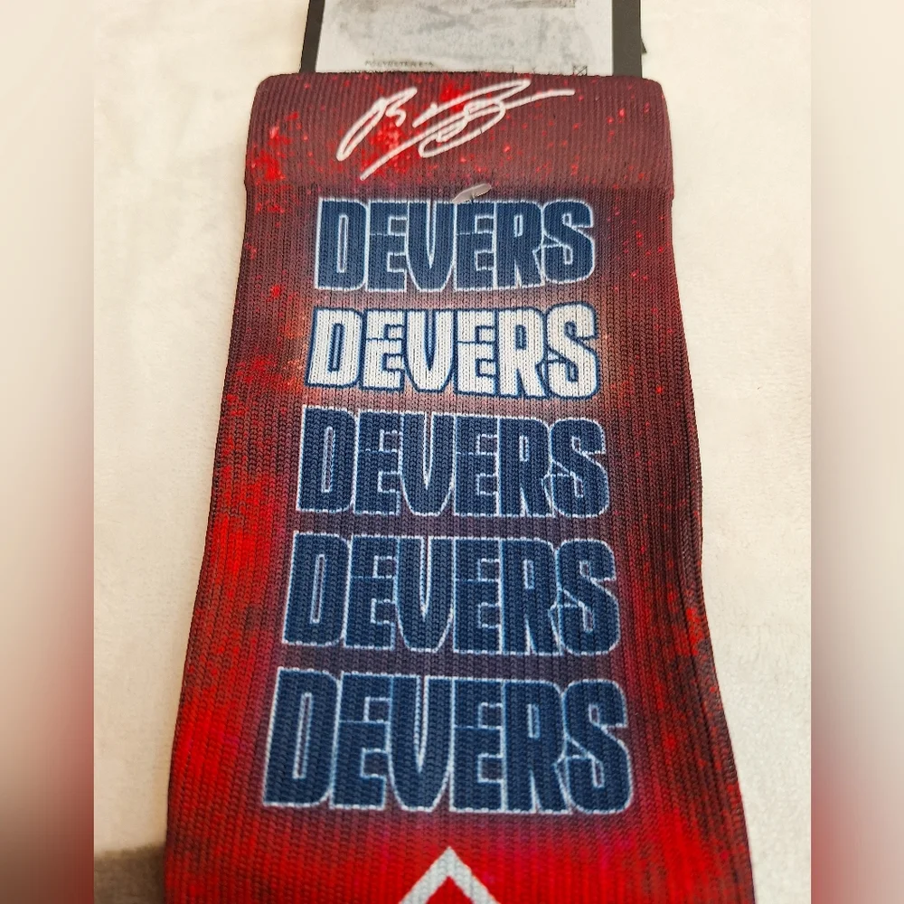 STRIDELINE MLB RAFAEL DEVERS PLAYERS CHOICE SOCKS SIZE MENS ML M 8-12 W 9.5-13.5
